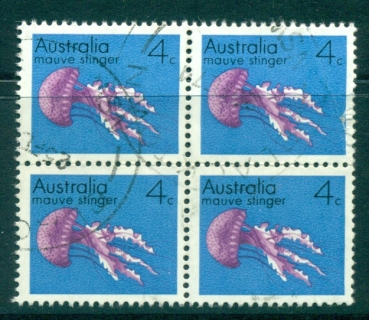 Australia-1973-4c-Mauve-Stinger-Blk-4-FU-lot34465