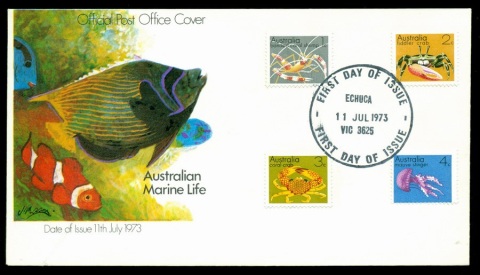 Australia-1973-Marine-Life-FDC-Lot19985