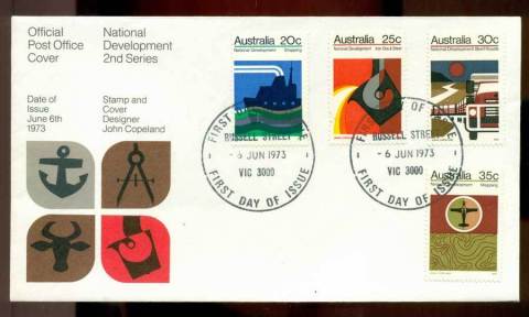 Australia-1973-National-Development-Russell-St-FDC-Lot19994