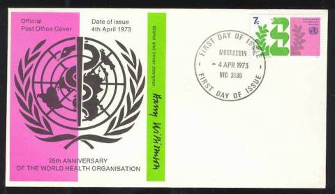 Australia-1973-WHO-FDC-Lot13451