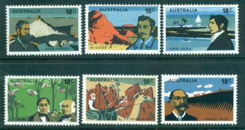 Australia-1976-Australian-Explorers-MUH-lot34031