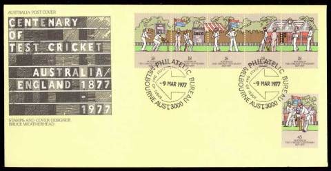 Australia-1977-Cricket-FDC-Lot13663