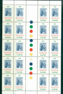 Australia-1978-National-Stamp-Week-Gutter-Blk-20-MUH-lot33988