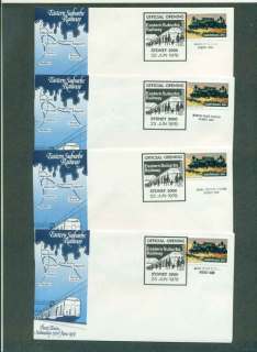 Australia-1979-Eastern-Suburbs-railway-4xFDC-lot50812