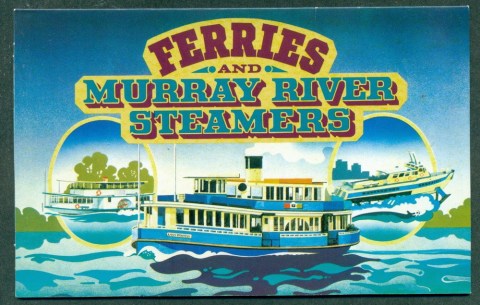 Australia-1979-Ferries-Murray-River-Steamers-POP-Lot27836