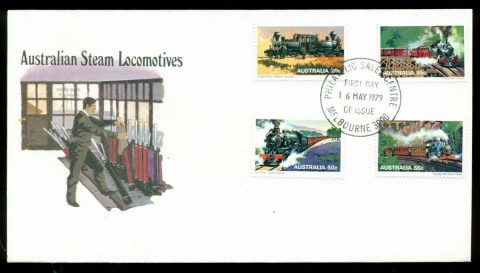 Australia-1979-Trains-FDC-Lot20190