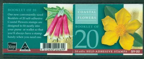 Australia-1999-9.jpg.00-Coastal-Wildflowers-B222a-General-Booklet-Lot26064