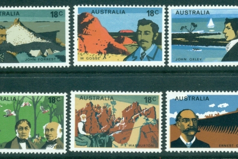 Australia-1976-Australian-Explorers-MUH-lot34031