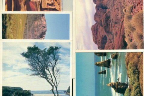 Australia-1979-National-Parks-7x-Unstamped-Maxicards-lot80380