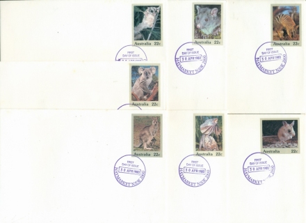 Australia-1980-Australian-Animals-7-PSE-Haymarket-FDI-lot37008