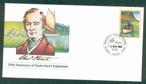 Australia-1980-Charles-Sturt-PSE-Sydney-FDI-lot37007