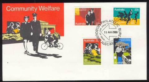 Australia-1980-Community-Welfare-FDC-Lot13687