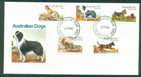 Australia-1980-Dogs-of-Australia-FDC-lot37094