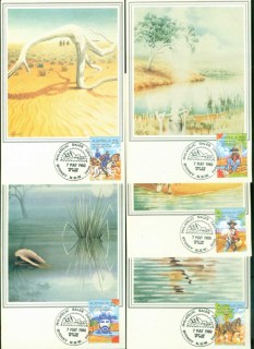 Australia-1980-Folklore-5x-Maxicards-lot80382