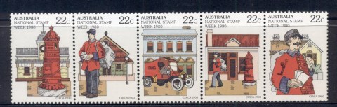 Australia-1980-National-Stamp-Week-MUH