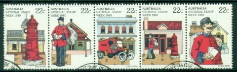 Australia-1980-Stamp-Week-Strip-FU