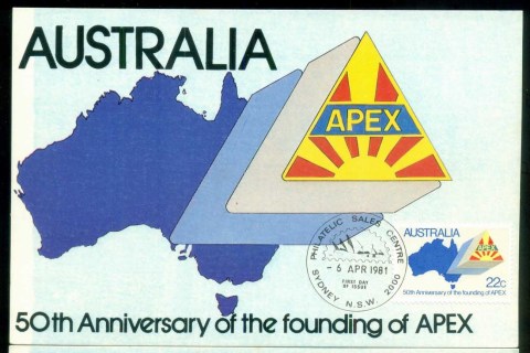 Australia-1981-APEX-Maxicard-lot80483