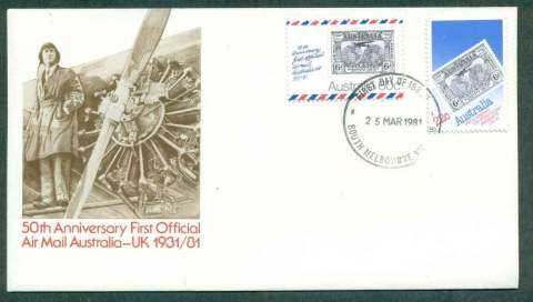 Australia-1981-Air-mail-Anniv