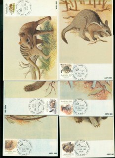 Australia-1981-Animals-I-6x-Maxicards-lot80485