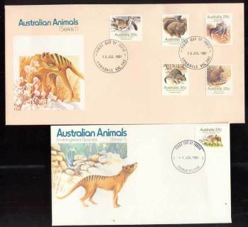 Australia-1981-Australian-Animals-I-2-FDC-Lot13708