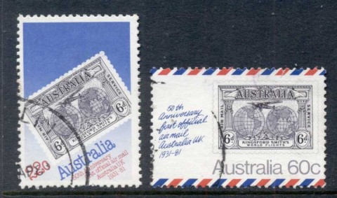 Australia-1981-Australian-UK-Airmail-Flight-FU