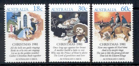 Australia-1981-Xmas-MUH