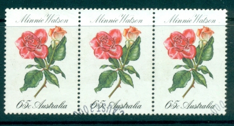 Australia-1982-65c-Roses-Str-4-FU-lot33965