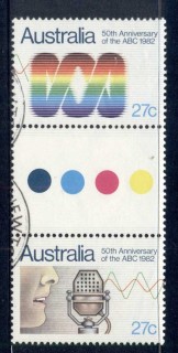 Australia-1982-ABC-50th-Anniversary-Gutter-pr-FU