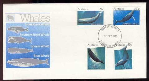 Australia-1982-Whales-FDC-Lot13728