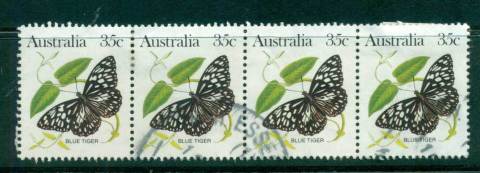 Australia-1983-35c-Butterfly-Blue-Tiger-Str-4-FU-lot56116