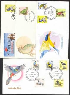 Australia-1983-Birds-FDC-4-Lot13977