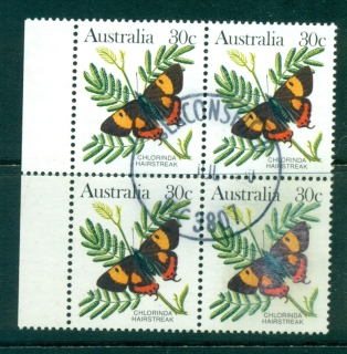 Australia-1983-Butterflies-30c-Blk4-FU-lot34311