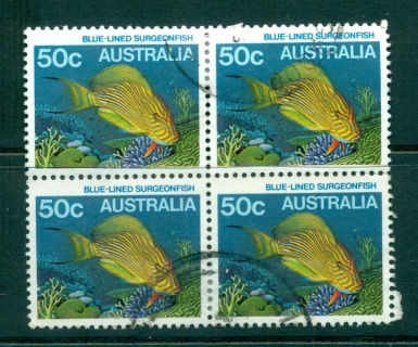 Australia-1984-50c-Blue-Lined-Surgeonfish-Blk-4-FU-lot56118