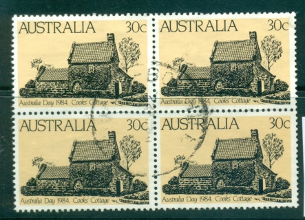 Australia-1984-Australia-Day-Blk-4-FU-lot34395