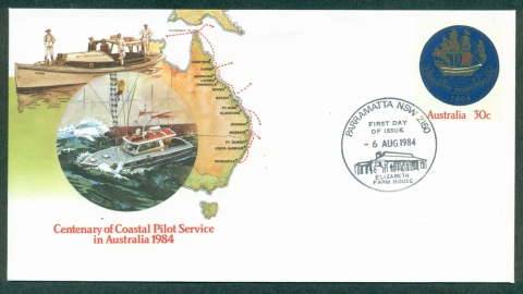 Australia-1984-Coastal-Pilot-Service-PSE-Paramatta-FDI-lot37039