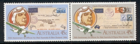 Australia-1984-Official-Air-Mail-Service-50th-Anniversary-Pr