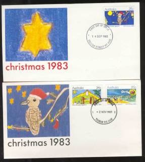 Australia-1984-Xmas-FDC-2-Lot13984