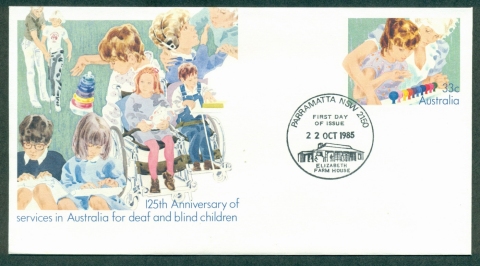 Australia-1985-Deaf-Blind-Services-PSE-Paramatta-FDI-lot37051