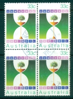 Australia-1985-Environmental-Conservation-33c-Blk-4-FU-lot34301