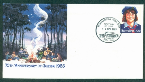 Australia-1985-Girl-Guides-PSE-Paramatta-FDI-lot37045