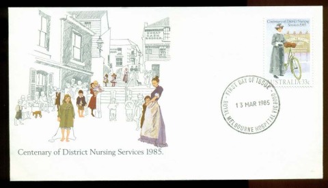 Australia-1985-Nursing-FDC-Lot19699