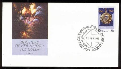 Australia-1985-Queens-Birthay-FDC-Lot14033