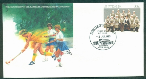 Australia-1985-Womens-Hockey-PSE-Paramatta-FDI-lot37049