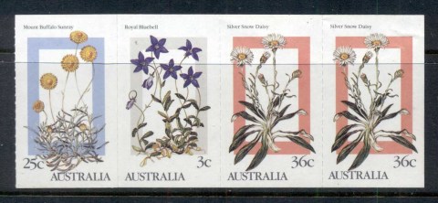 Australia-1986-Alpine-Wildflowers-1-booklet-pane-MUH