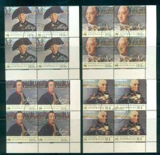 Australia-1986-Bicentennial-The-Decision-to-Settle-Blk-4-CTO-lot52193