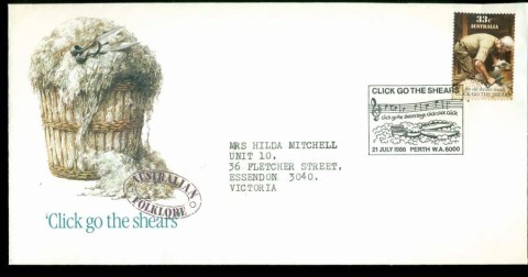 Australia-1986-Click-Go-the-Shears-Perth-33c-FDC-Lot19737