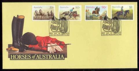 Australia-1986-Horses-FDC-Lot12452