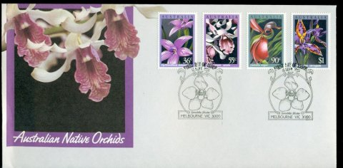 Australia-1986-Native-Orchids-FDC-Lot19752