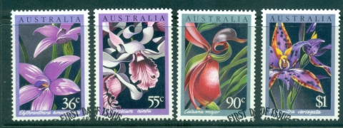 Australia-1986-Orchids-FU-lot34593