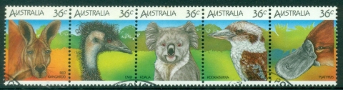 Australia-1986-Wildlife-strip-FU